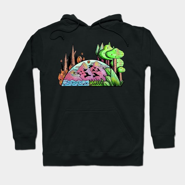 Save the Earth Hoodie by Florentino